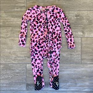 Posh Peanut- Ruffled Footie 3-6 Months